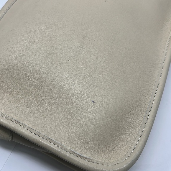 Coach Legacy Vintage 038-007 Cream Bone Zip Top Detachable Crossbody Clutch Bag - Picture 10 of 16